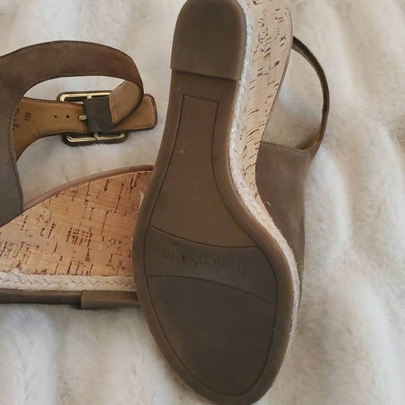 Franco Sarto nubuck wedge espadrille style - Picture 8 of 12